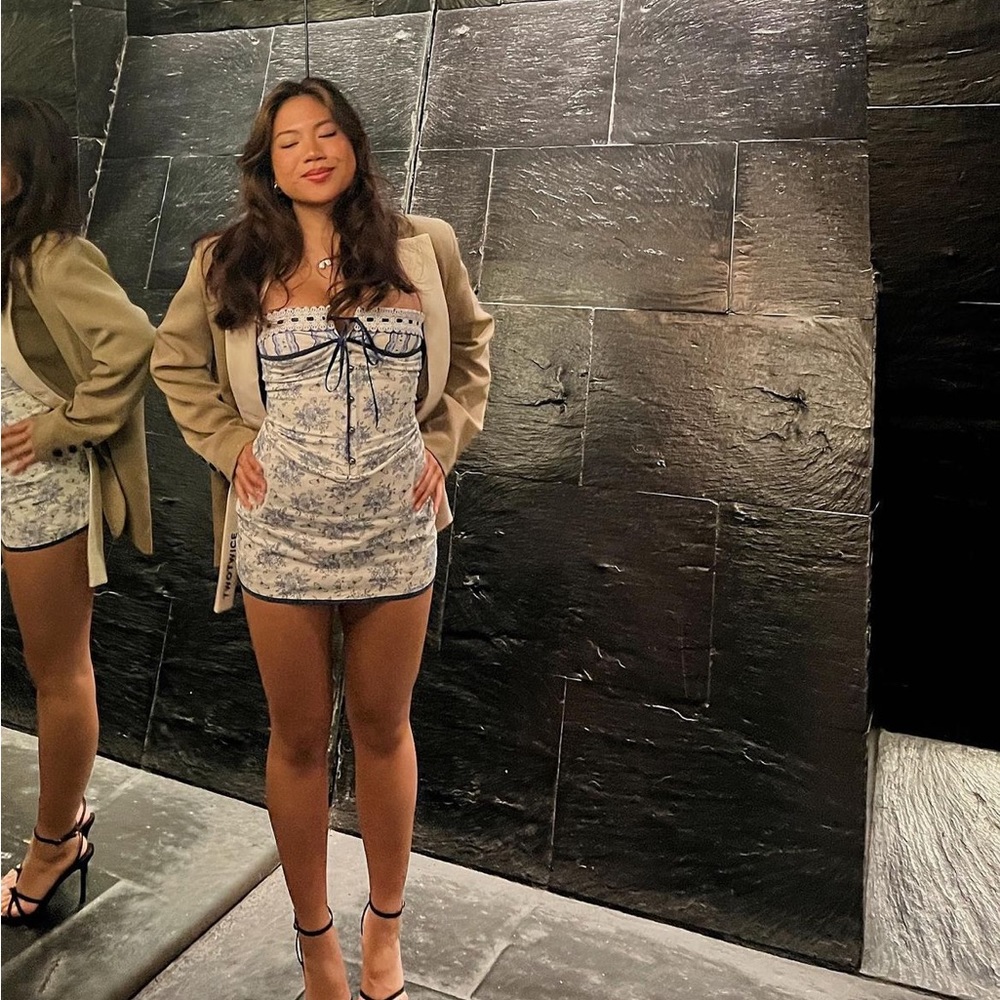 WITH JEAN SABRIN DRESS TOILE PAPILLON